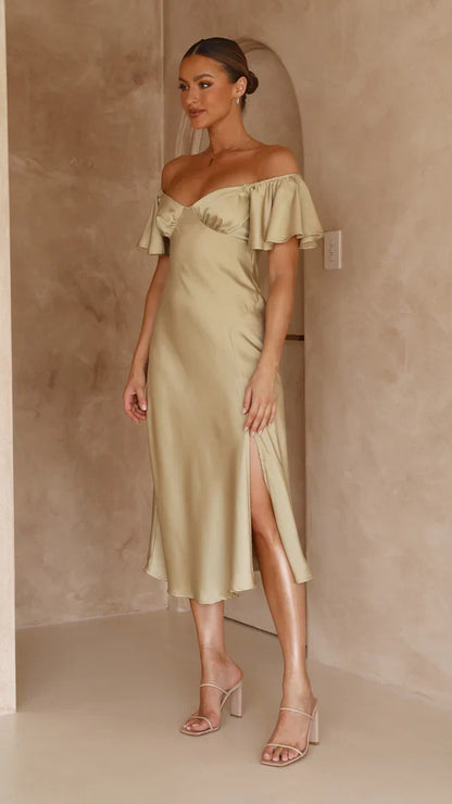 Off Shoulder Dress™ - Sophisticated & Versatility in Style